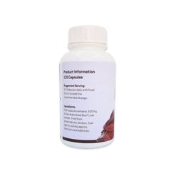 Beef Liver - 120 Capsules | Beef Liver Supplement