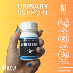 African Potato - 60 Capsules | For UTIs and Bladder Infections