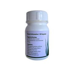 Aloe Verox - 30 Capsules | For bowel movements and used as a laxative