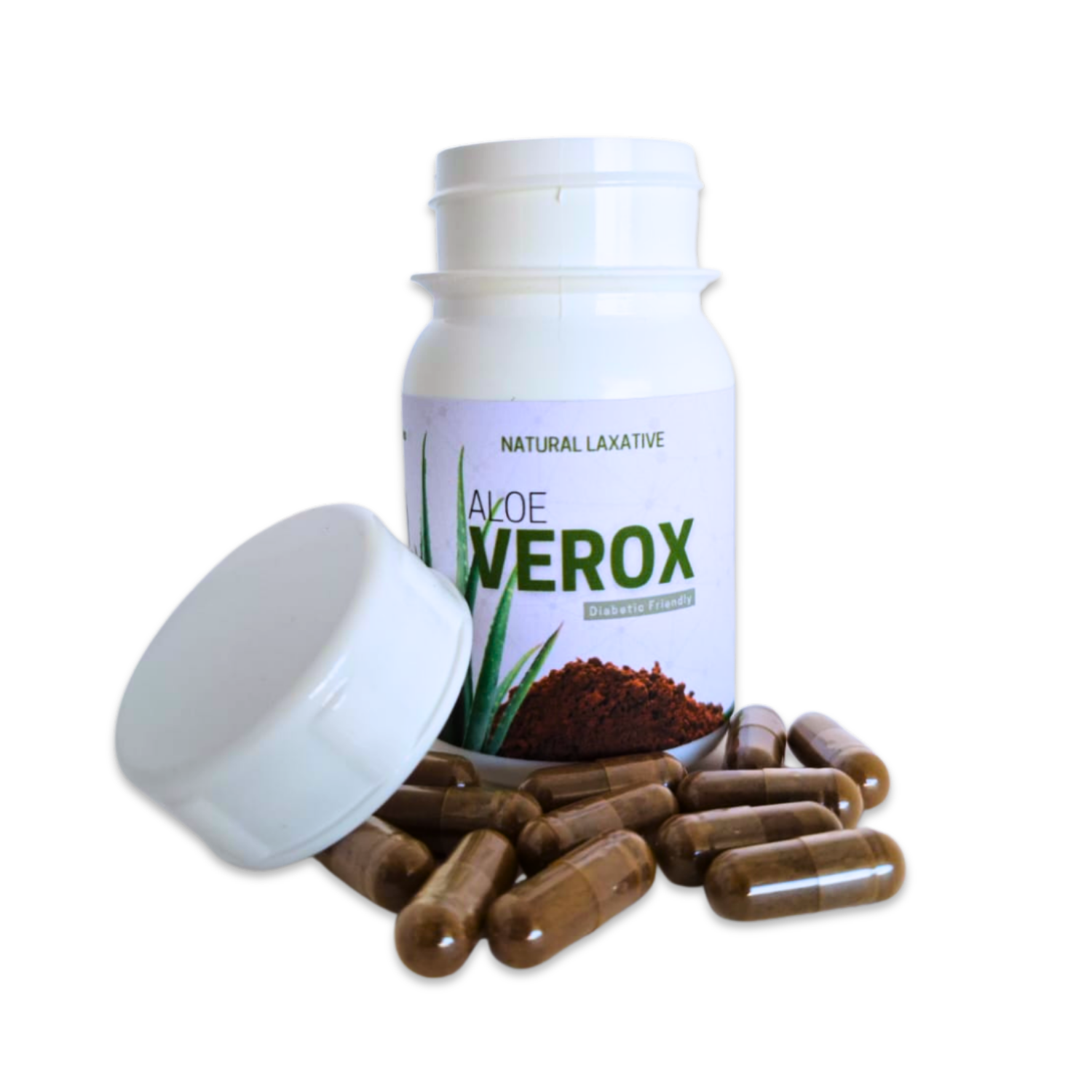 Aloe Verox - 30 Capsules | For bowel movements and used as a laxative