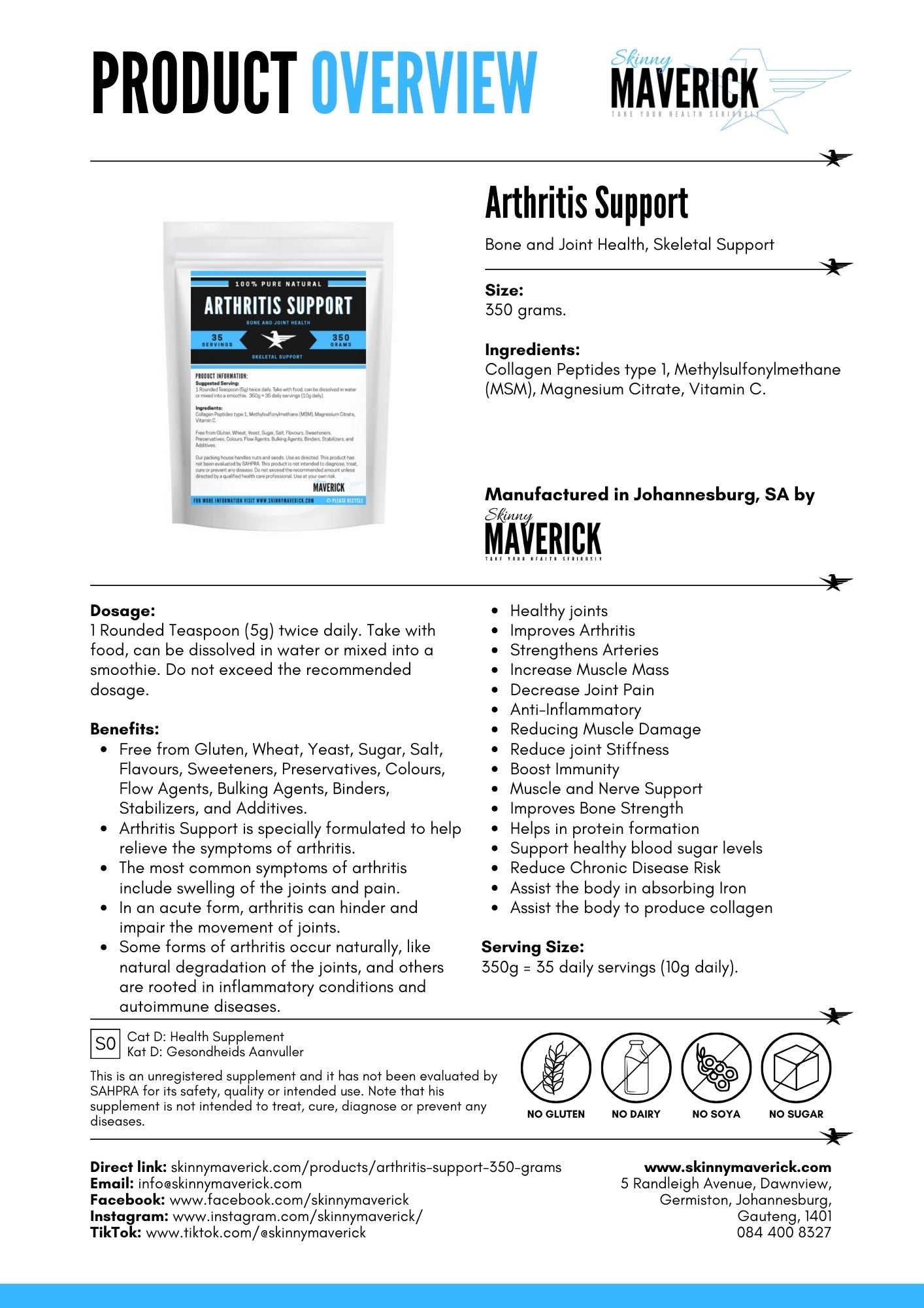 Arthritis Supplement - Info