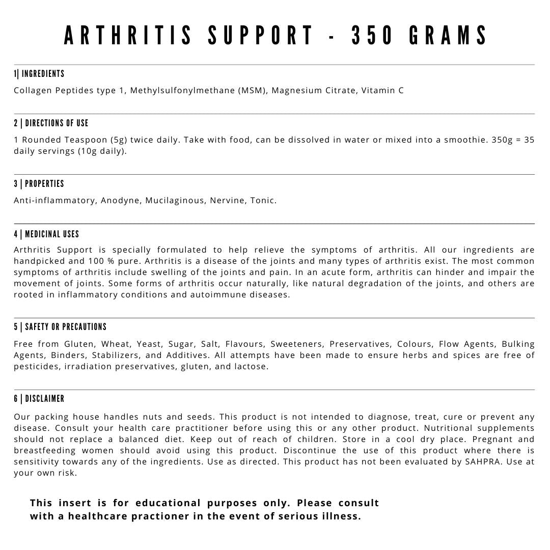Arthritis Support - 350 grams