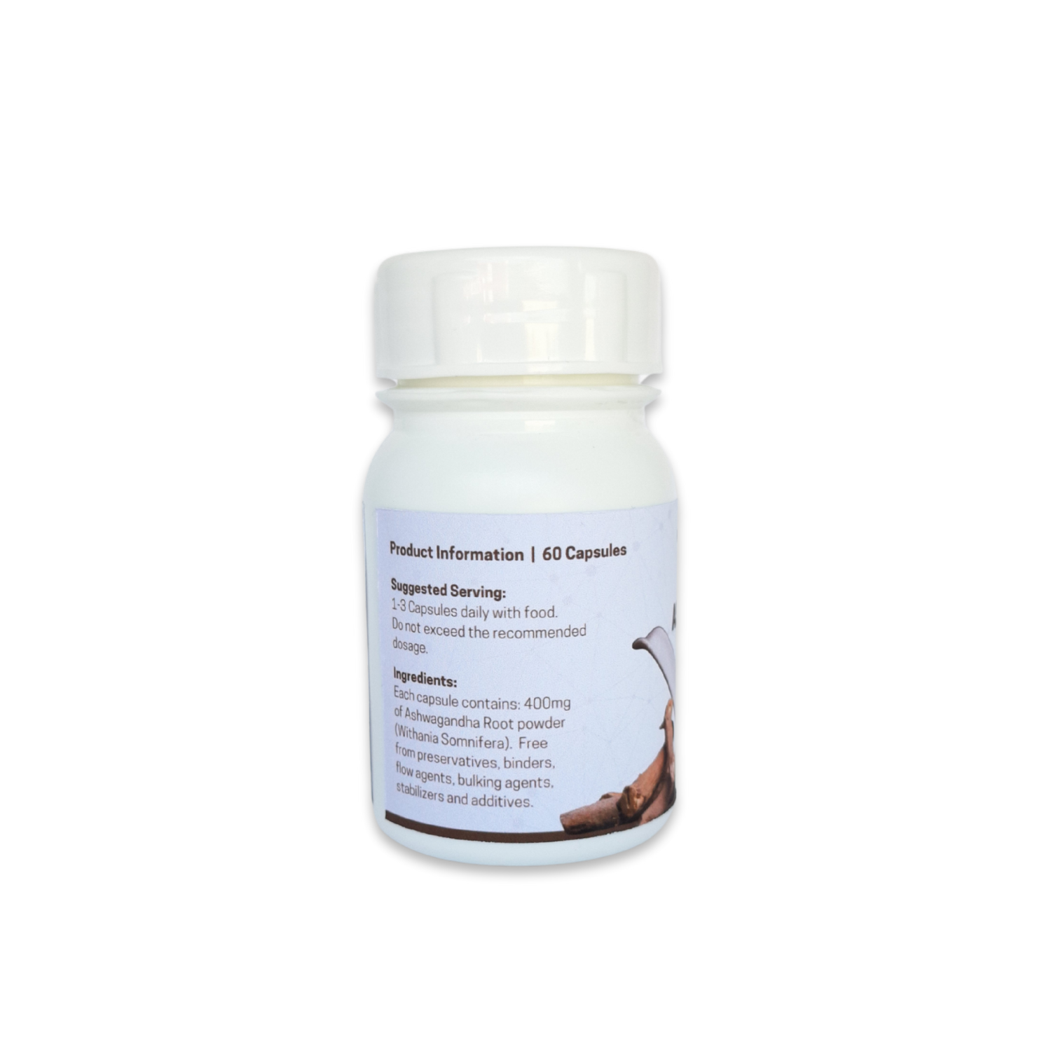 Ashwagandha Supplement - 60 Capsules | Immune Support and Adaptogen