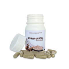 Ashwagandha Supplement - 60 Capsules | Immune Support and Adaptogen