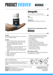 Ashwagandha Supplement - 60 Capsules | Immune Support and Adaptogen