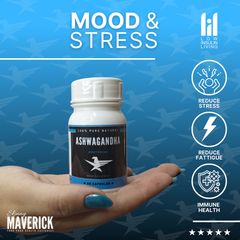 Ashwagandha Supplement - 60 Capsules | Immune Support and Adaptogen