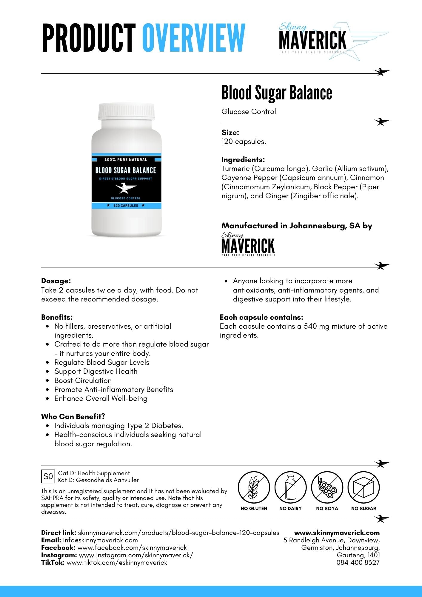 Blood Sugar Balance - Info