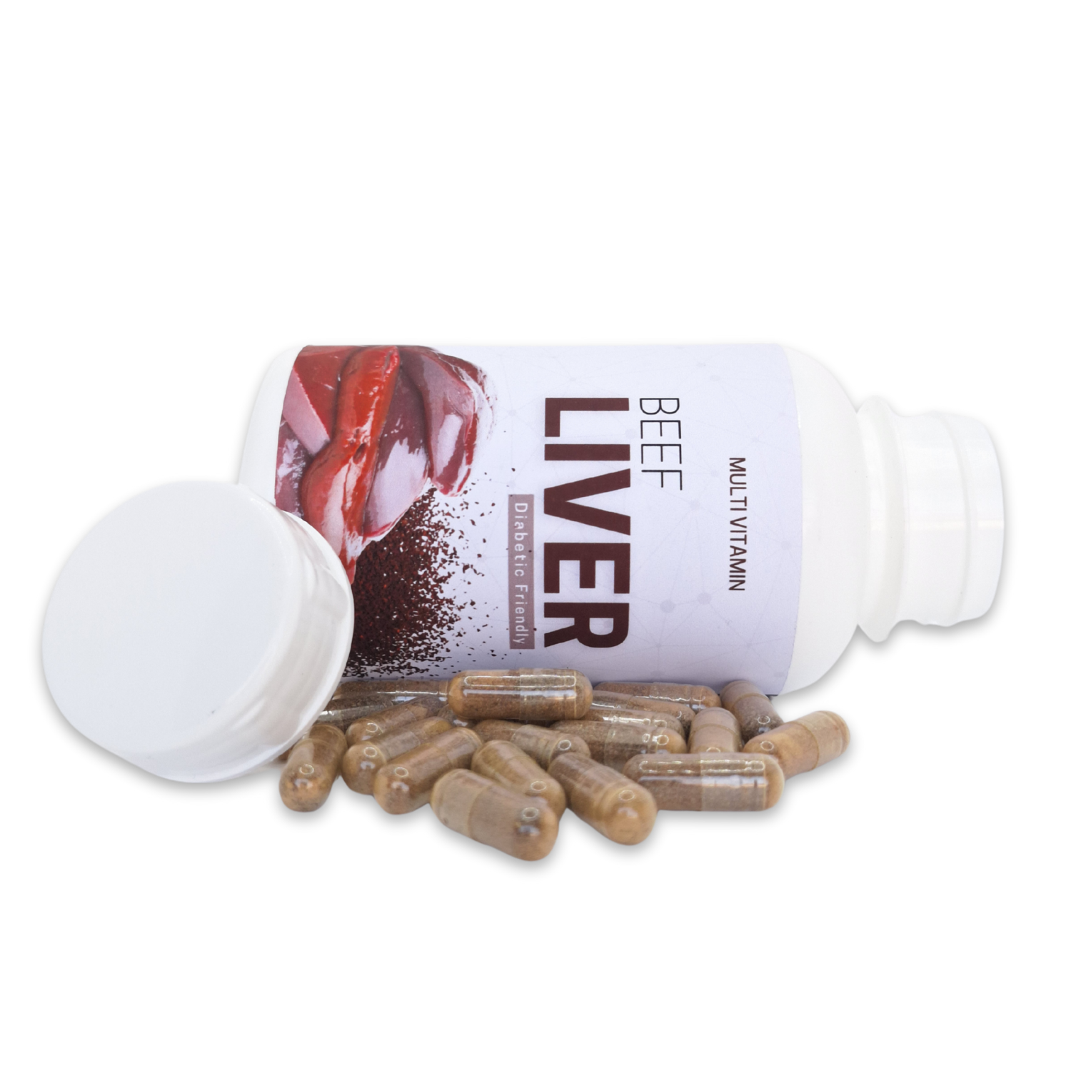 Beef Liver - 120 Capsules | Beef Liver Supplement