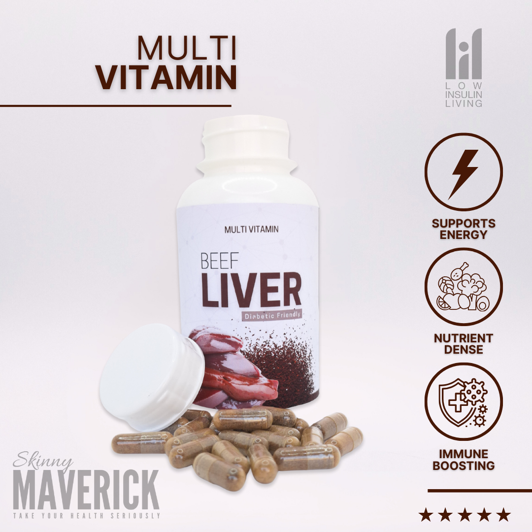 Beef Liver - 120 Capsules | Beef Liver Supplement