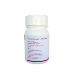 Calma Natural Calm - 60 Capsules | Herbal blend instil a natural calm