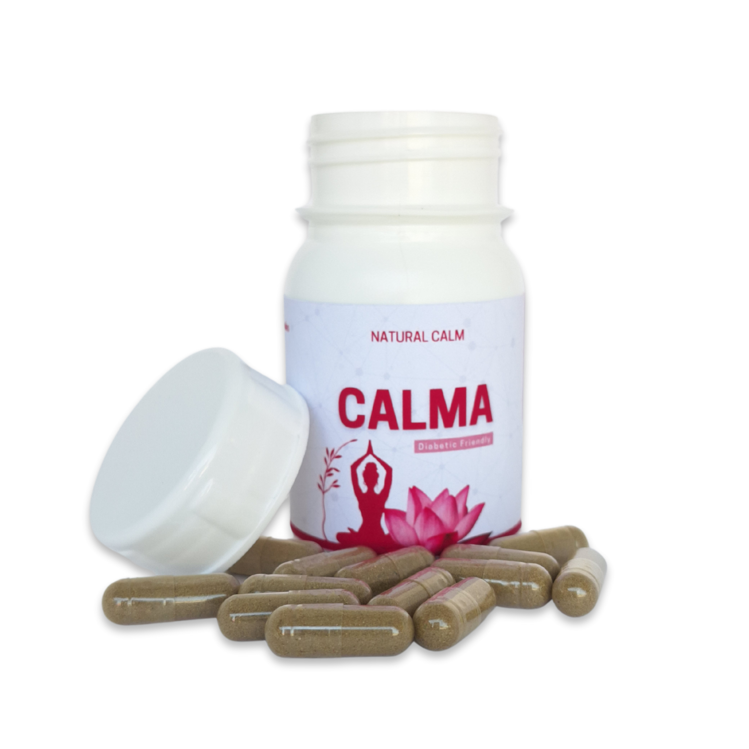 Calma Natural Calm - 60 Capsules | Herbal blend instil a natural calm