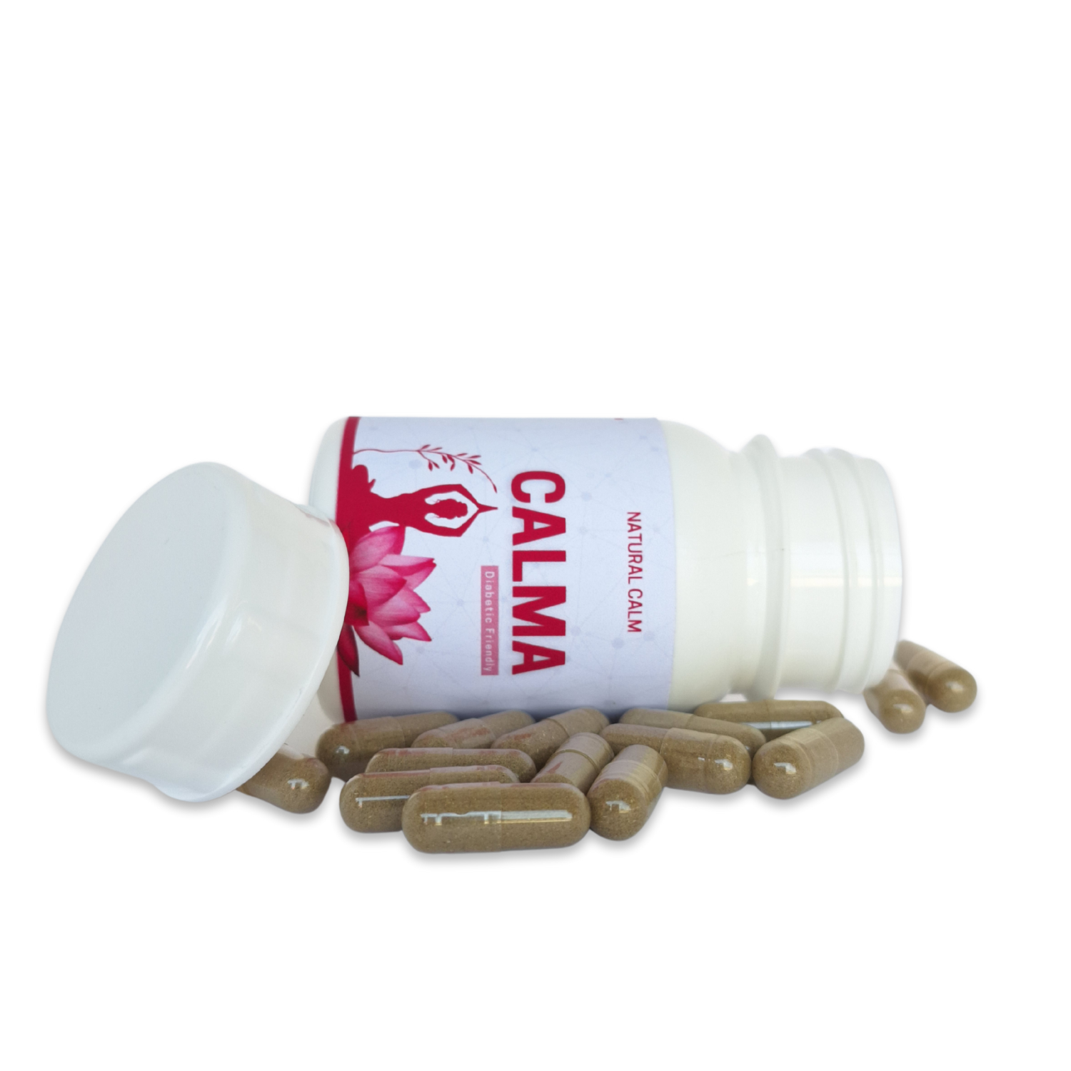 Calma Natural Calm - 60 Capsules | Herbal blend instil a natural calm
