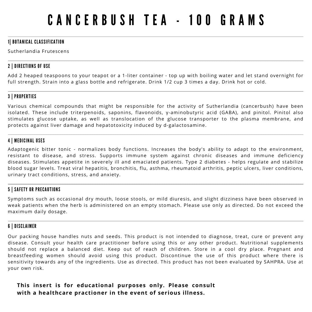 Cancerbush Tea - 100 grams