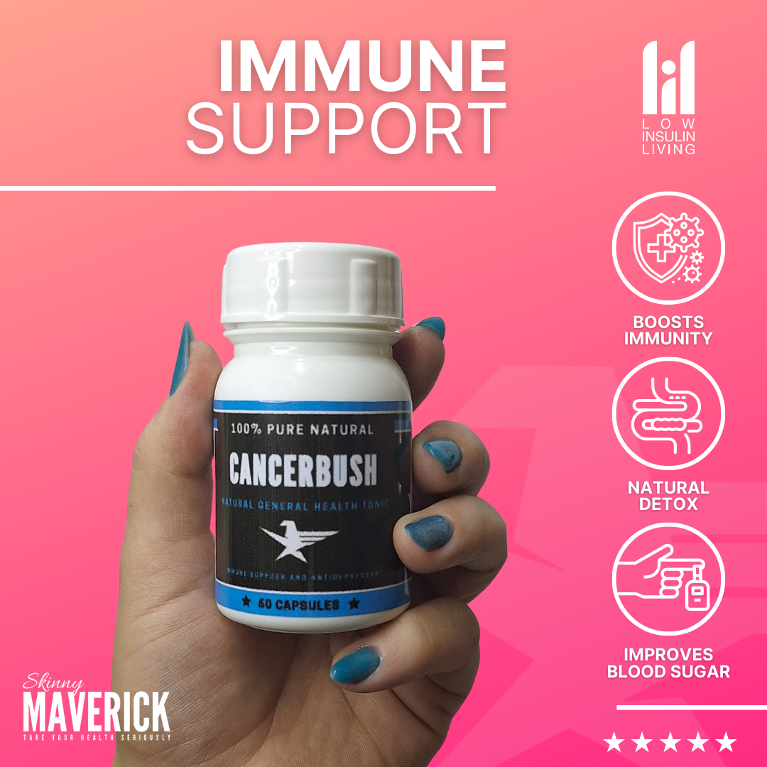 Cancerbush - 60 Capsules | A Great Immune support and Anti-Depressant