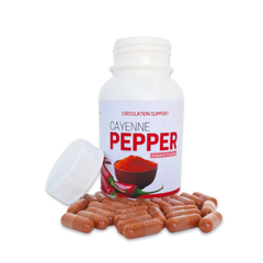 Cayenne Pepper - 90 Capsules | Great support for heart and circulation