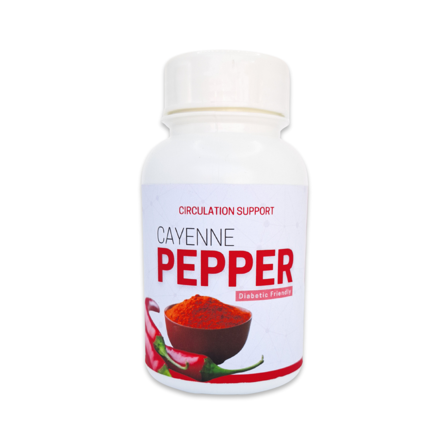 Cayenne Pepper - 90 Capsules | Great support for heart and circulation