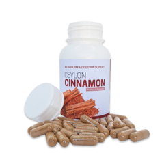 Cinnamon Supplement - 90 Capsules | Cholesterol & Blood Sugar Support