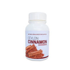 Cinnamon Supplement - 90 Capsules | Cholesterol & Blood Sugar Support