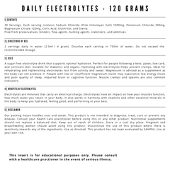 Daily Electrolytes - 120 grams - Unflavored