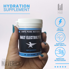 Daily Electrolytes - 120 grams - Unflavored Electrolytes for hydration