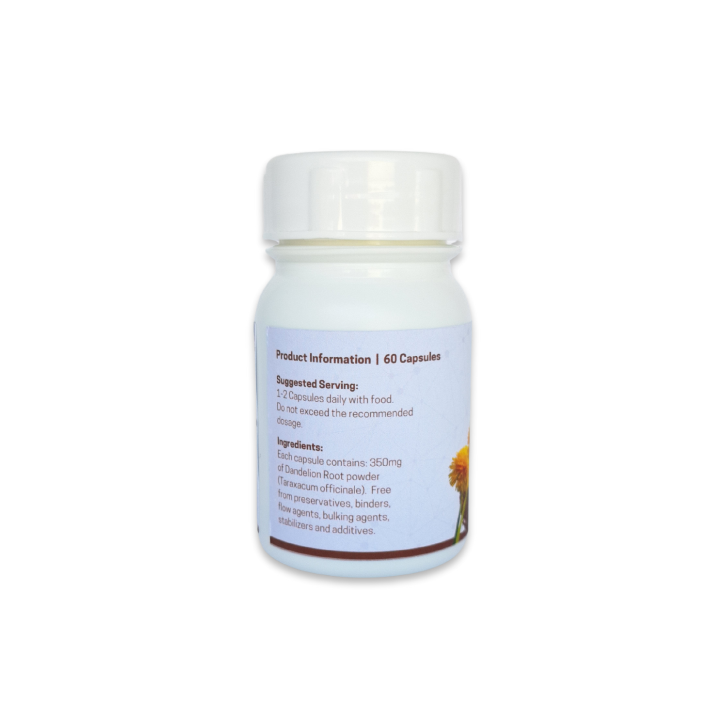 Dandelion Supplement - 60 Capsules | Overall liver support