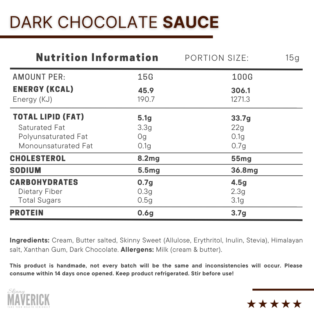 Dark Chocolate Sauce