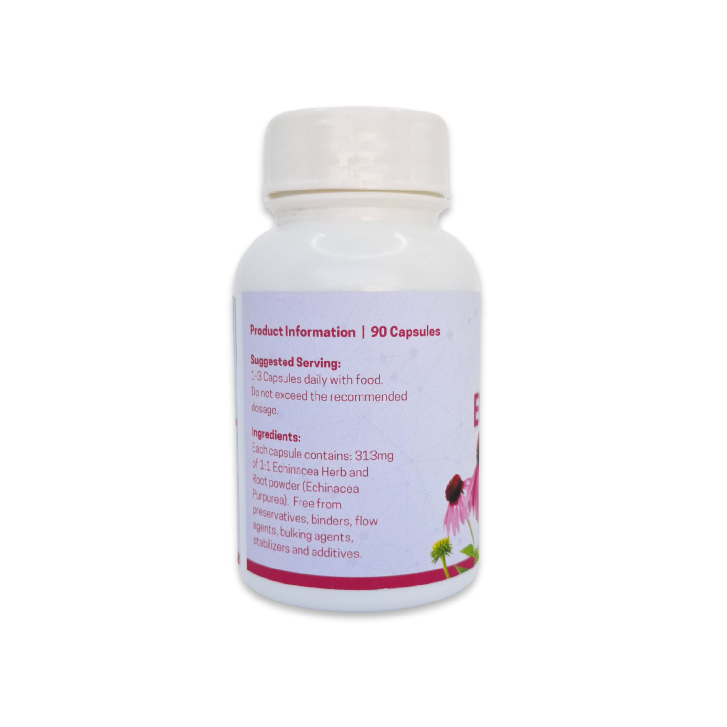 Echinacea - 90 Capsules | A great supplement for the flu & cold season