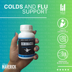 Echinacea - 90 Capsules | A great supplement for the flu & cold season
