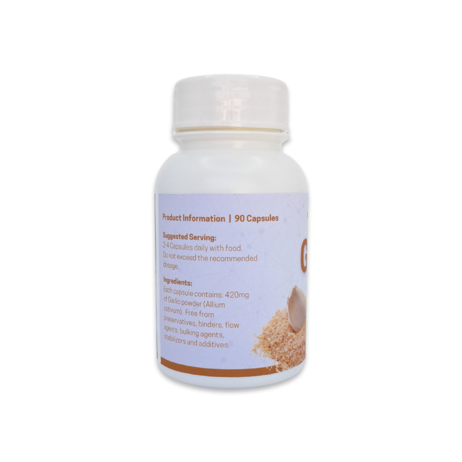 Garlic - 90 Capsules | Fantastic Cardiovascular and Immune Support
