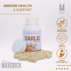 Garlic - 90 Capsules | Fantastic Cardiovascular and Immune Support