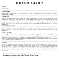 Ginger - 90 Capsules