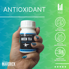 Green Tea - 60 Capsules | Natures Booster and Immune Support