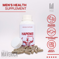 Hapenis - 120 Capsules | Enhancement Supplement for the Male body