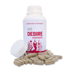 Her Desire - 120 Capsules | Female Hormone Balance and Libido Support