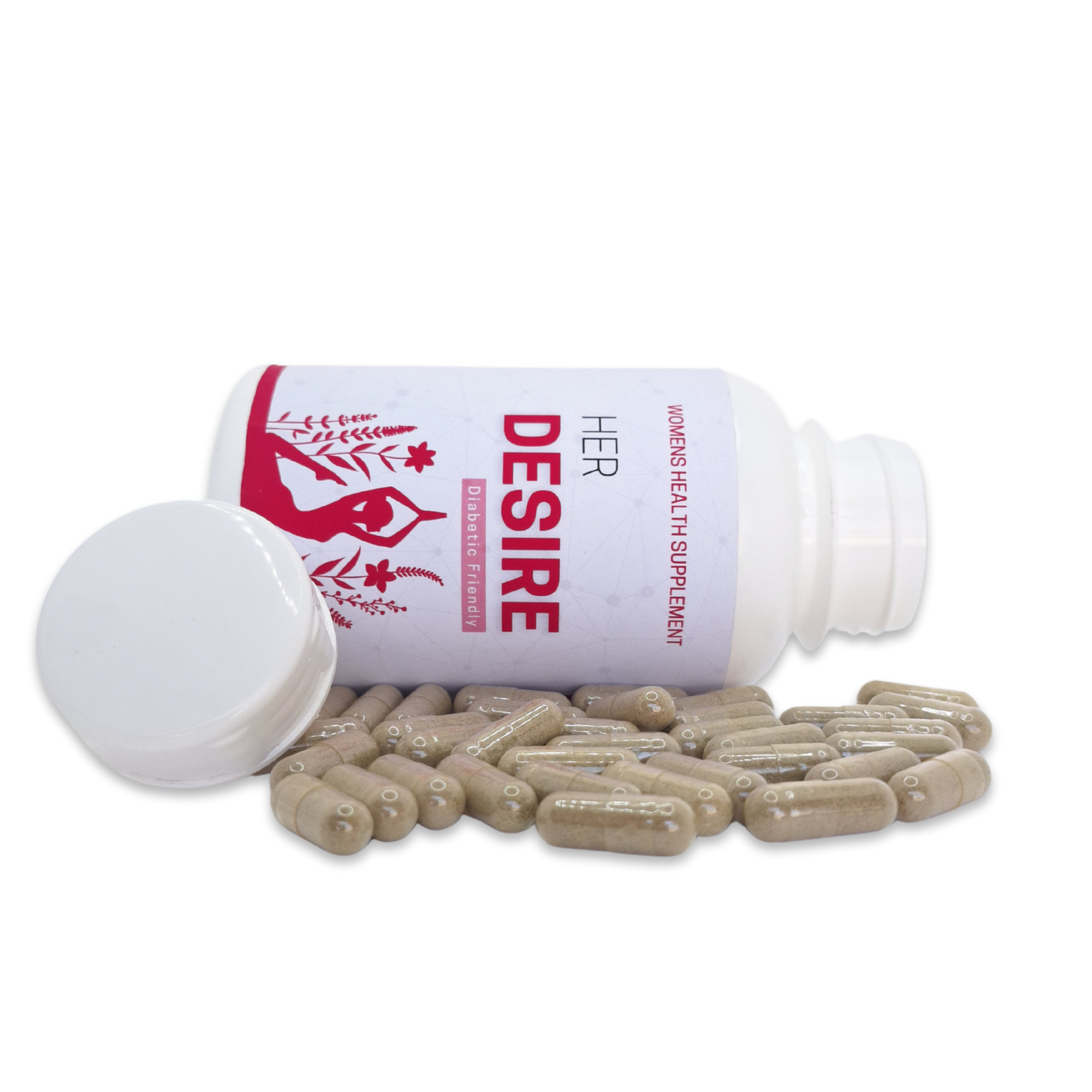 Her Desire - 120 Capsules | Female Hormone Balance and Libido Support