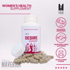 Her Desire - 120 Capsules | Female Hormone Balance and Libido Support