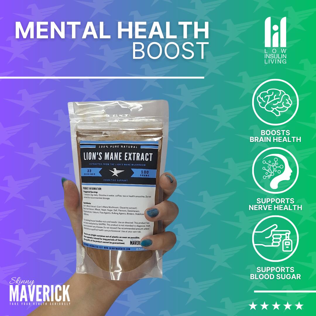 Lions Mane Extract Powder - 100g | Neuroprotective Master