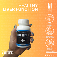 Milk Thistle - 90 Capsules | The best liver support supplement ever