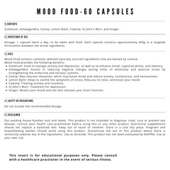 Mood Food - 60 Capsules