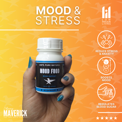 Mood Food - 60 Capsules | Manage Anxiety, Depression, Mood and Memory