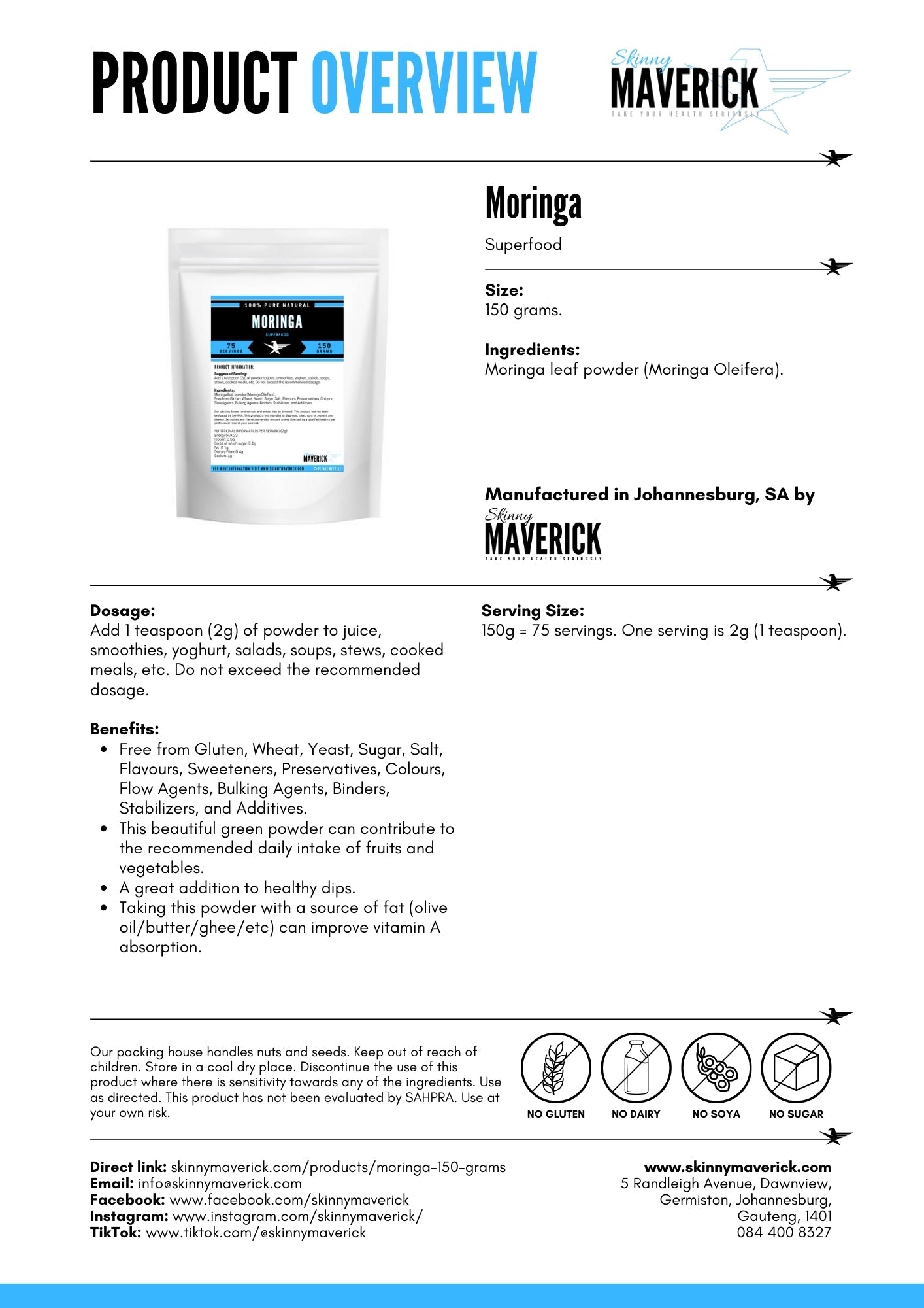 Moringa Powder - Info