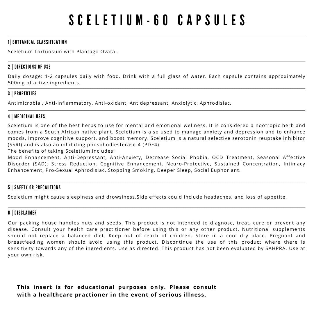 Sceletium - 60 Capsules