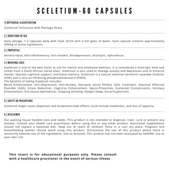 Sceletium - 60 Capsules