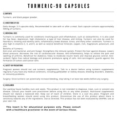 Turmeric - 90 Capsules