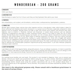 Wonderbean - 200 grams