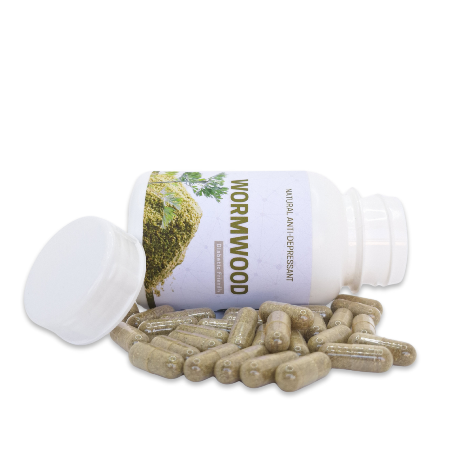 Wormwood - 90 Capsules | Multi-Purpose Healer and Anti-Depressant