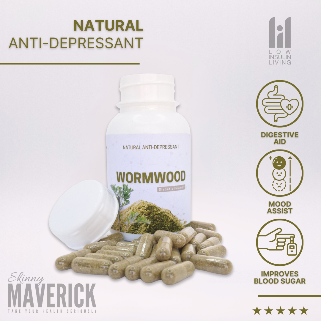 Wormwood - 90 Capsules | Multi-Purpose Healer and Anti-Depressant